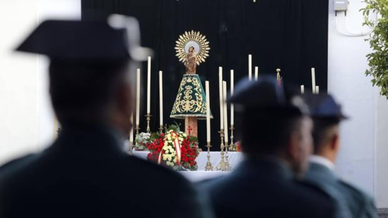 Acto de la Guardia Civil en el Día de su Patrona