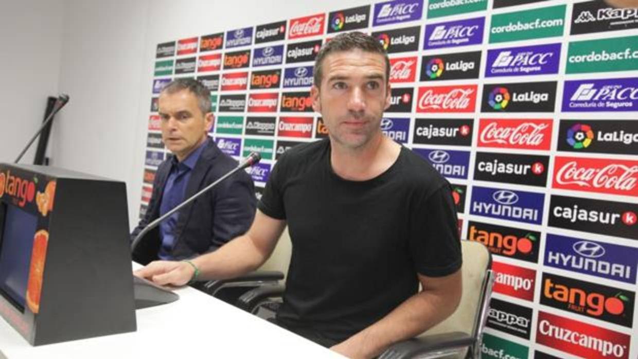 Luis Carrión, en la sala de prensa este miércoles en su despedida