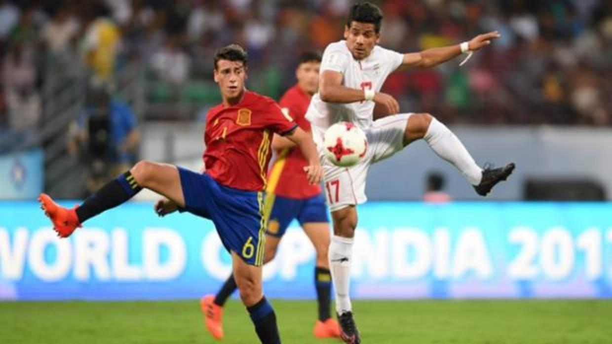 El cordobés Antonio Blanco, en el partido de cuartos ante Irán