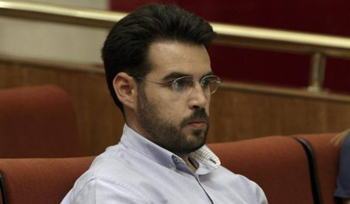 Lolo Silva en la tribuna del Parlamento de Andalucía en una imagen reciente