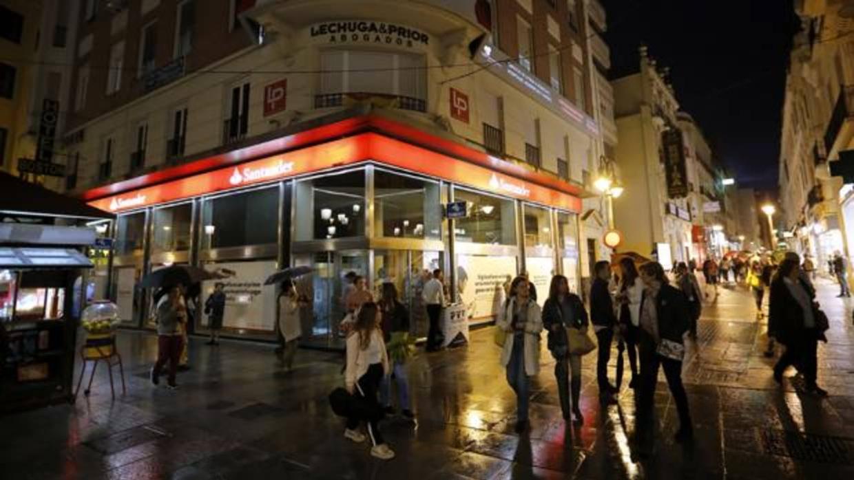 El Banco Santander de la Plaza de las Tendillas