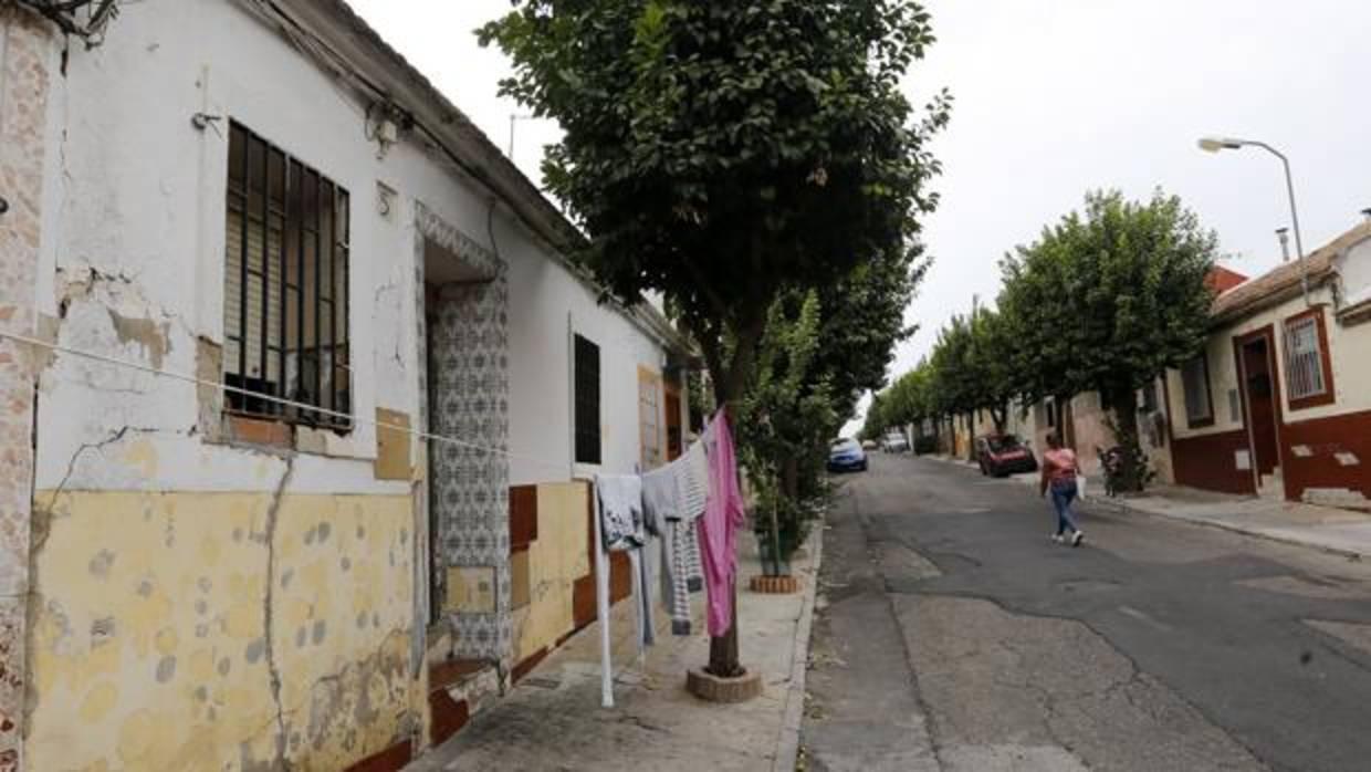 Casas ocupadas en el Cerro