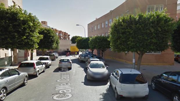 Calle almeiense en la que se produjeron los hechos