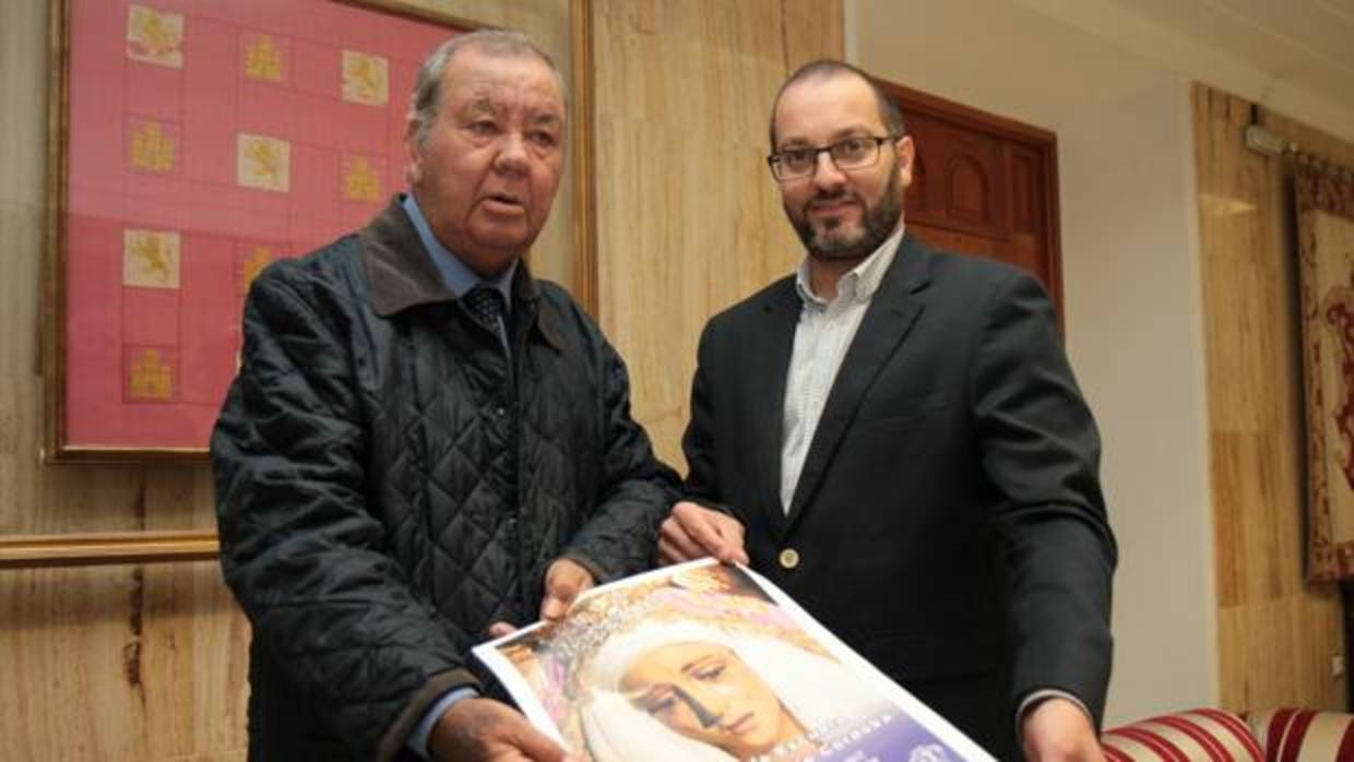 Francisco Castellón y David Luque, en el Ayuntamiento