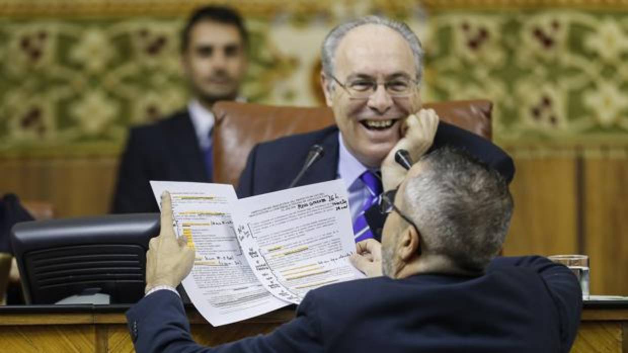 Juan Pablo Durán, en el Parlamento de Andalucía