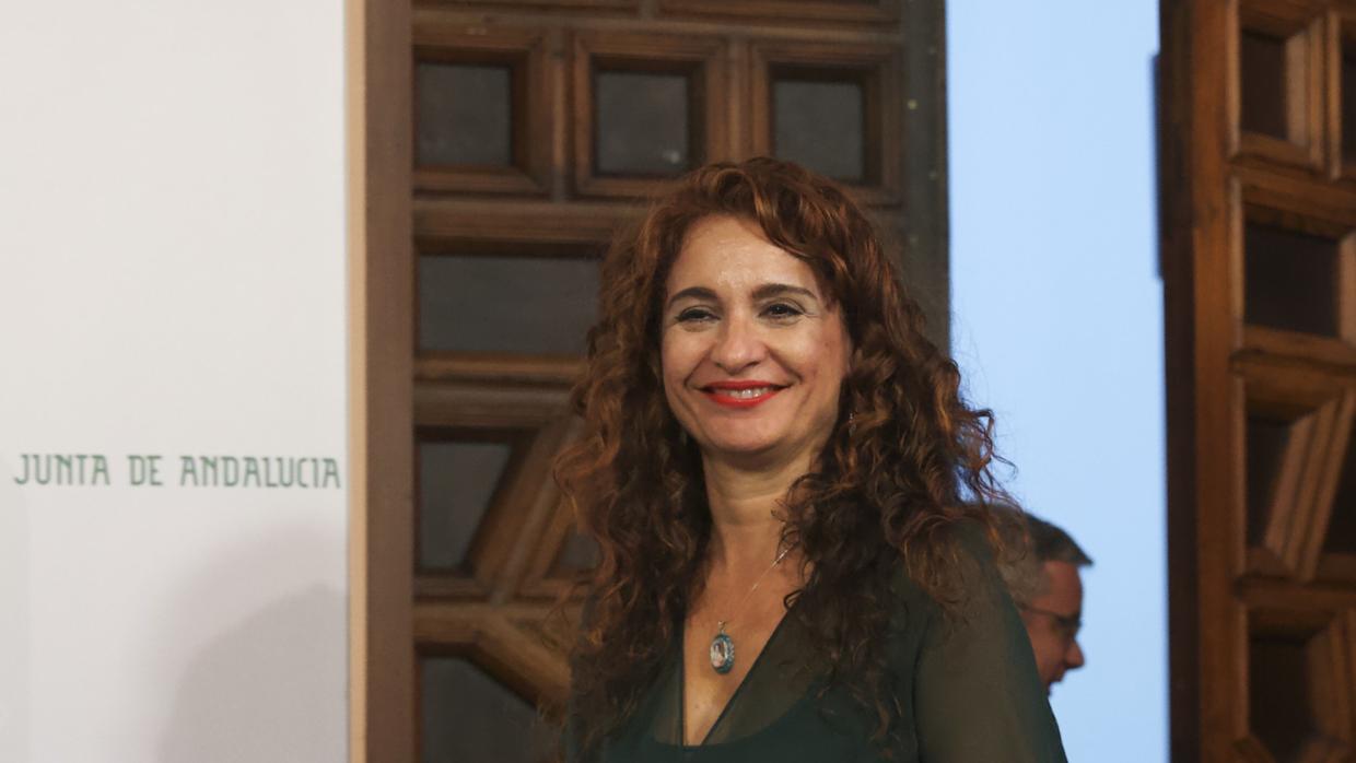 La consejera María Jesús Montero