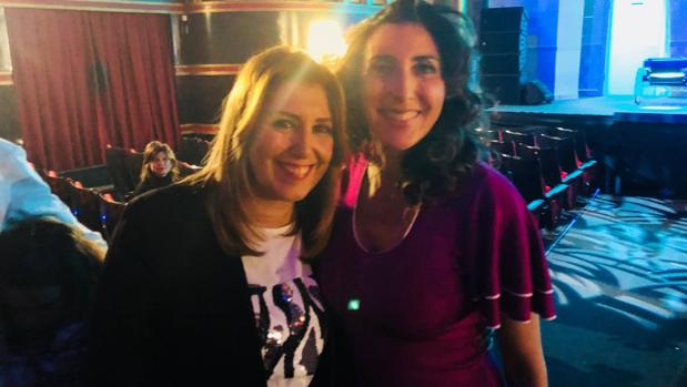 Susana Díaz, fan de Paz Padilla, asiste al estreno de la obra de la presentadora de Sálvame en Madrid