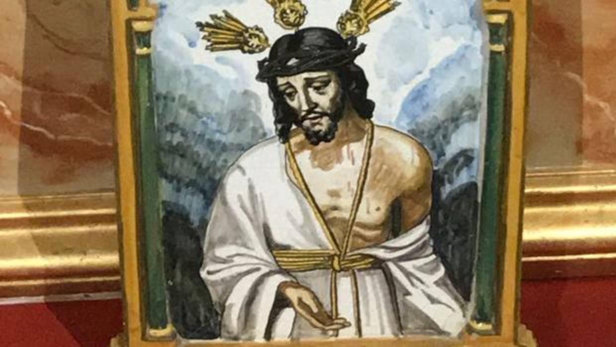 Azulejo que perteneció a Martínez Cerrillo