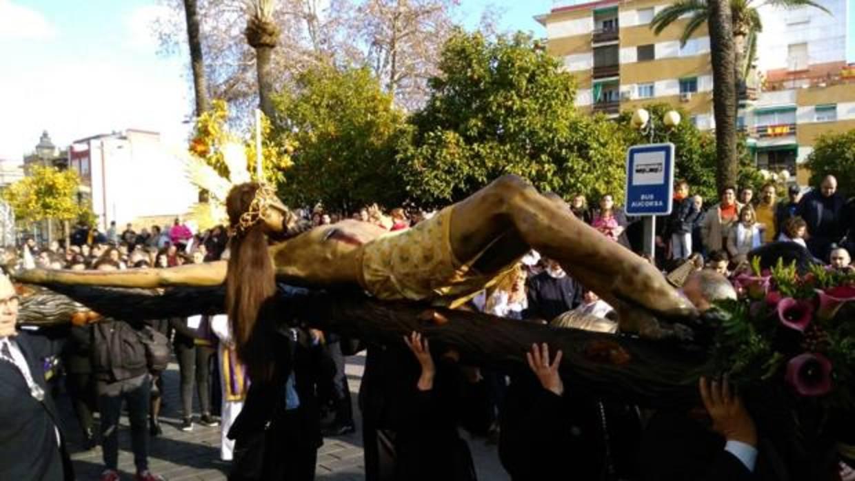 El Cristo de Gracia, hoy en la Catedral