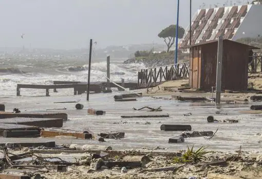 El mal tiempo deja fuertes pérdidas económicas en Huelva