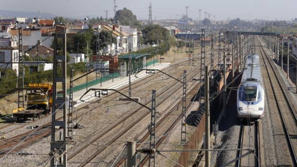 Apeadero del tren de Cercanías de Córdoba en El Higuerón