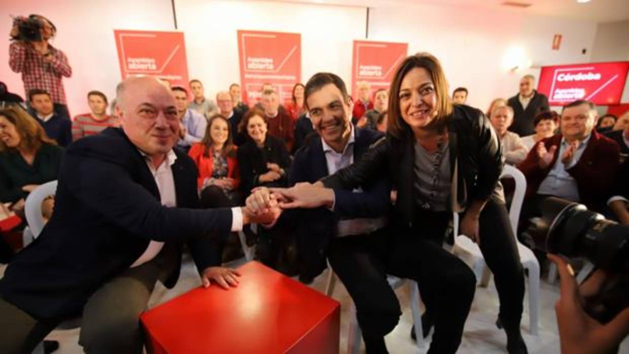 Pedro Sánchez, durante el acto de la tarde de este miércoles en Córdoba