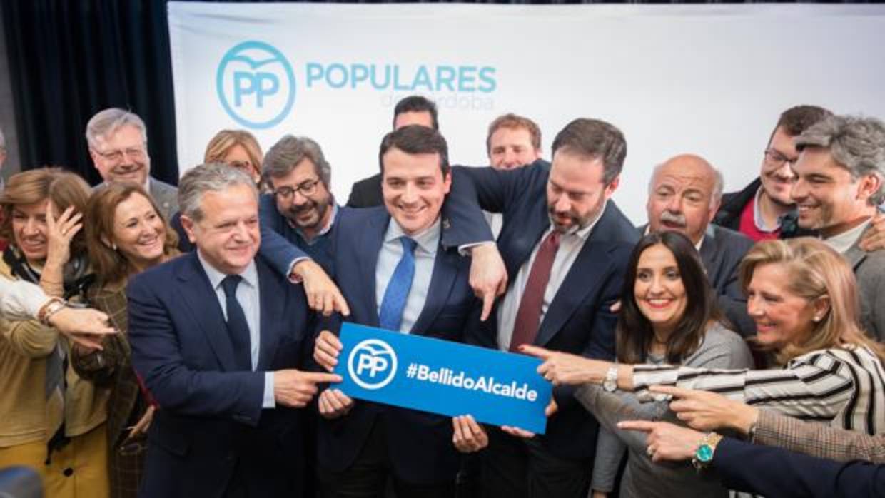 José María Bellido en su presentación en Córdoba como candidato del PP a la Alcaldía en 2019
