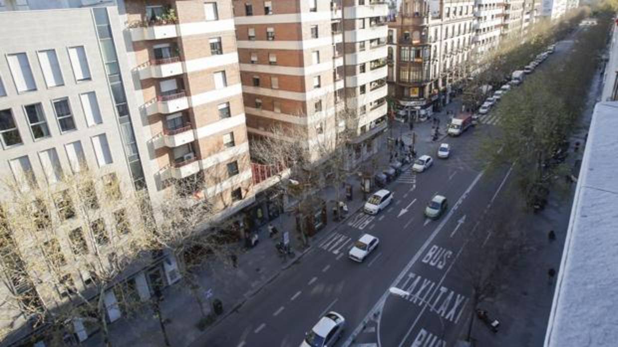 Panorámica de Ronda de los Tejares desde El Corte Inglés