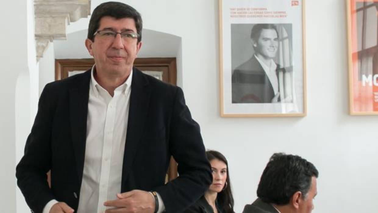 El líder de Ciudadanos en Andalucía, Juan Marín