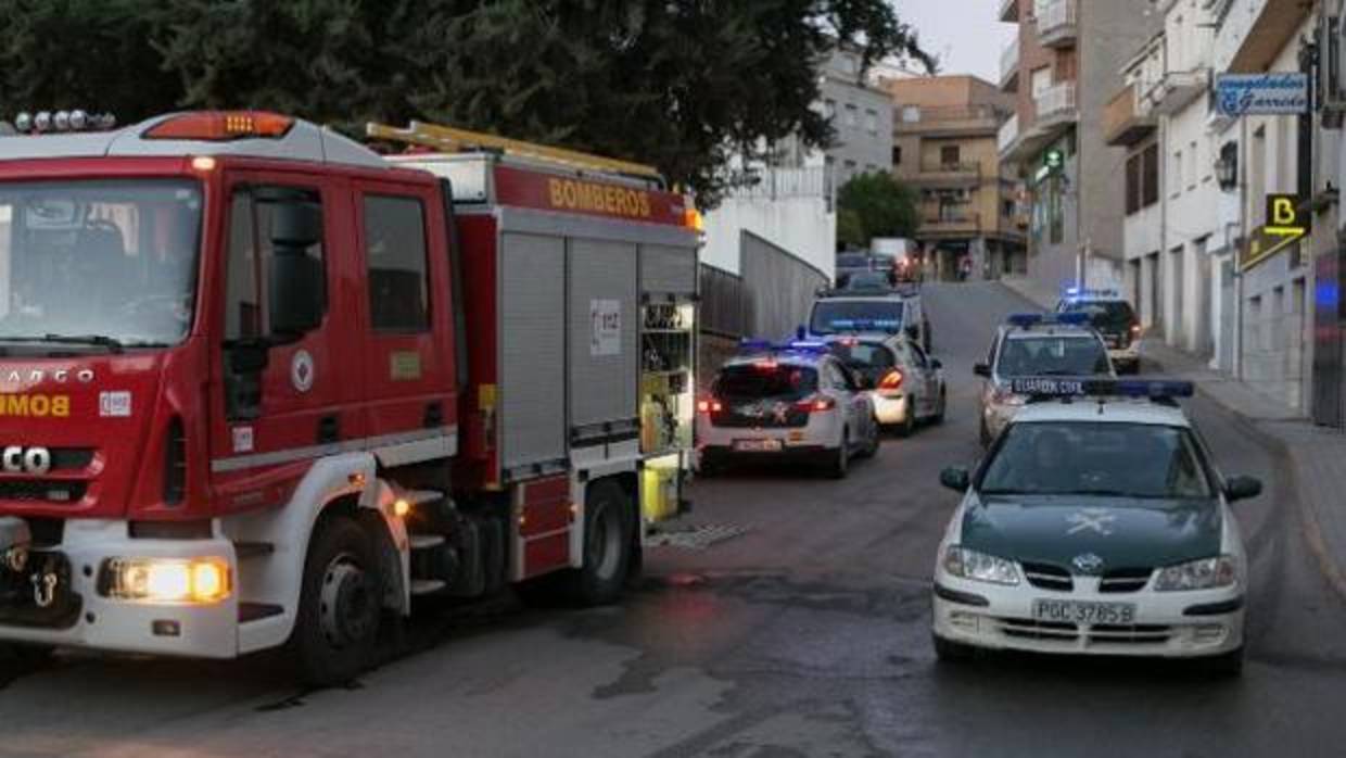 Despliegue policial establecido en Granada este martes