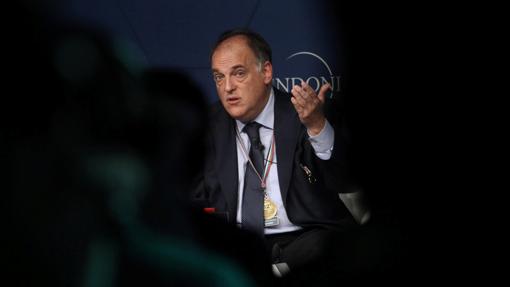 El presidente de LaLiga, Javier Tebas