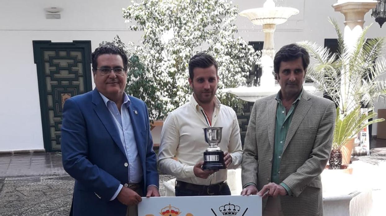 Autoridades, este martes, durante la presentación del Campeonato de España amateur