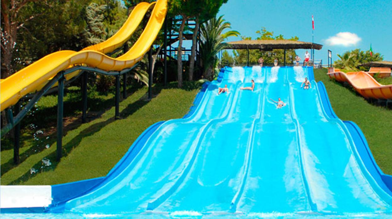 Una de las atracciones más típicas en los parques acuáticos
