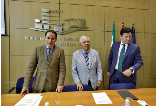 Javier González de Lara, Fernando Jaúregui y Josep Alonso