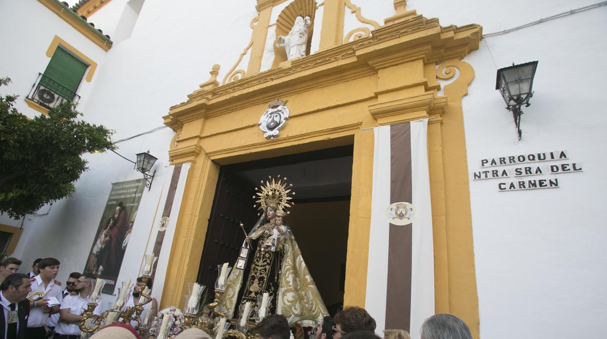 Virgen de Puerta Nueva, un 16 de julio
