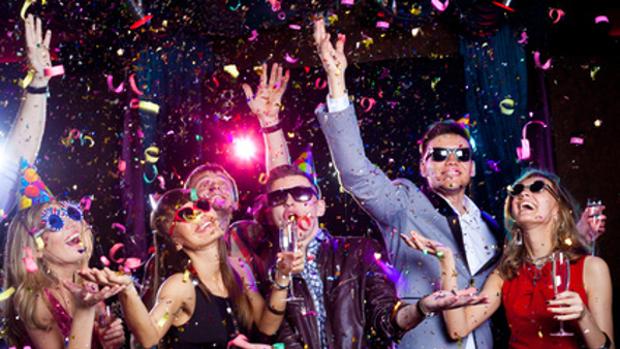 Jóvenes durante una despedida de soltero