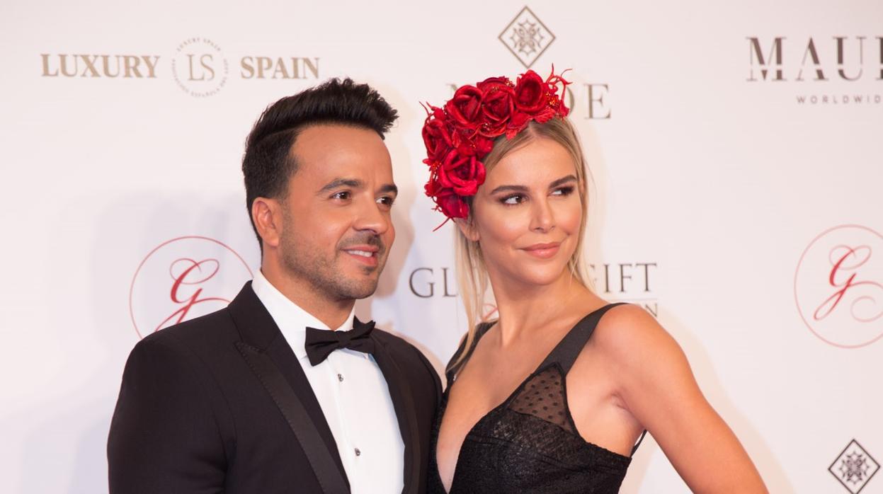 Luis Fonsi y Águeda López, en el Global Gift