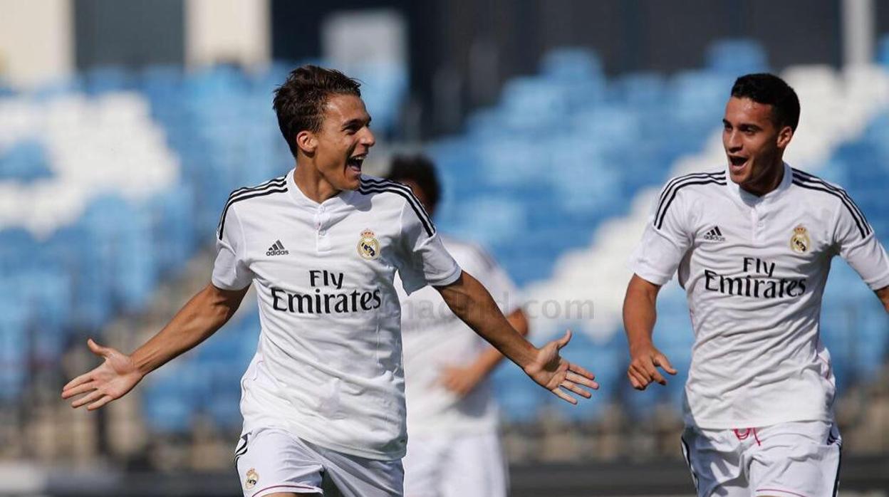 El lateral izquierdo del Córdoba Luismi Quezada, en el Real Madrid Castilla