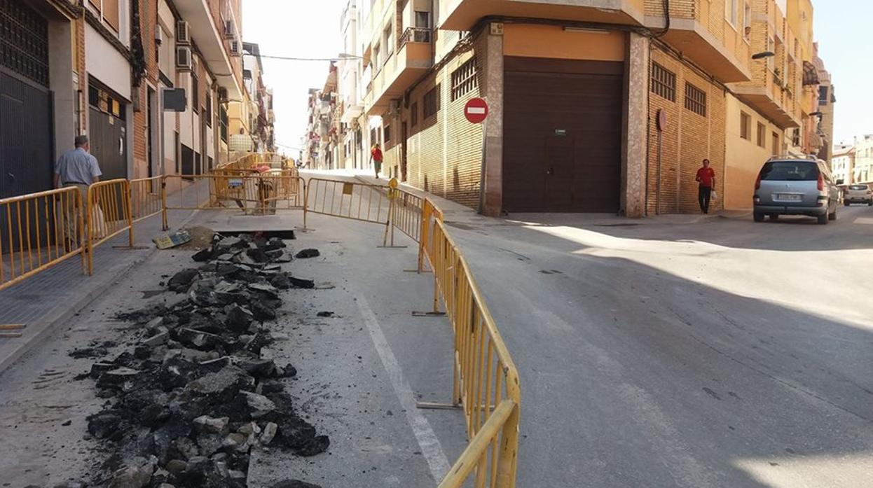 Una obra del antiguo PER en Puente Genil