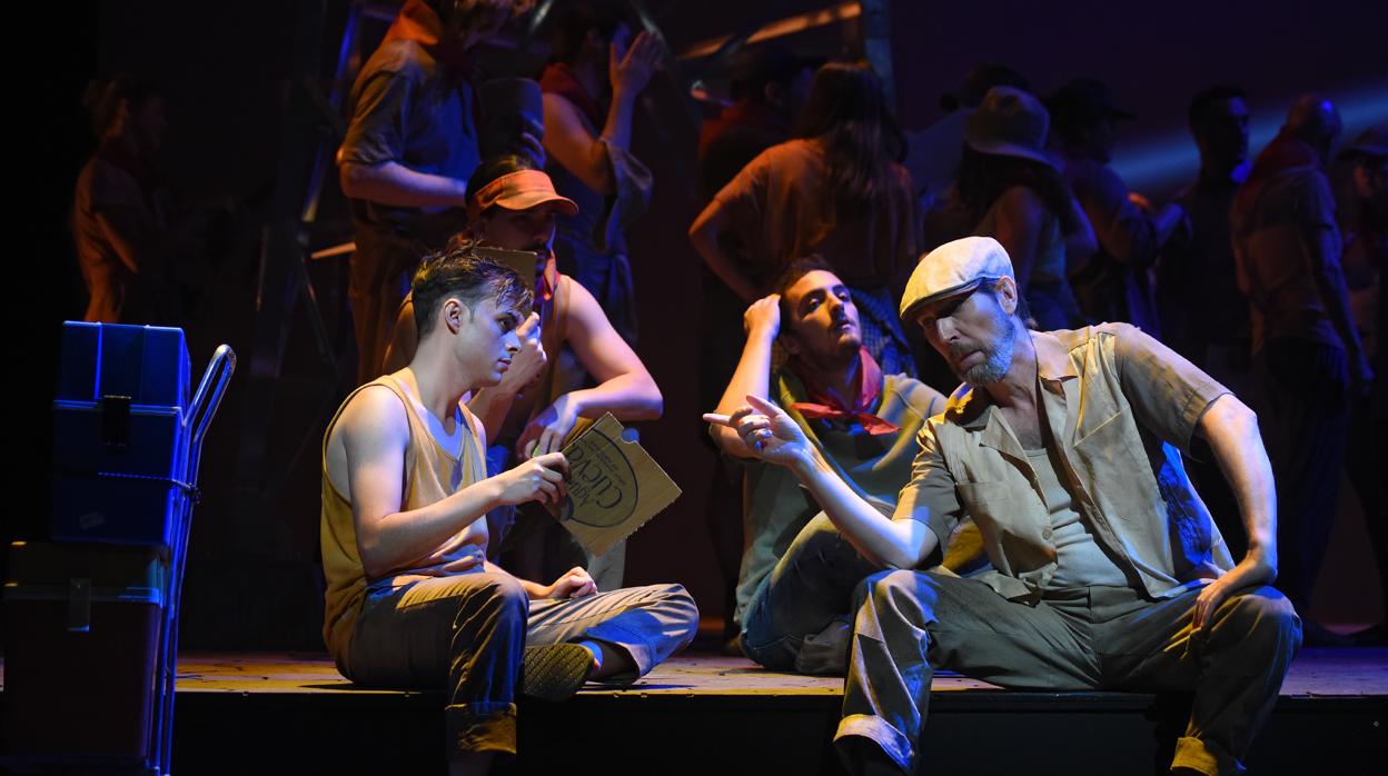 Imagen de la nueva ópera «Fuenteovejuna» que se estrena hoy en el Teatro Campoamor de Oviedo