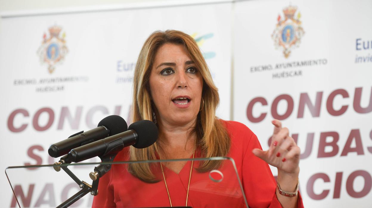 La presidenta de la Junta de Andalucía, Susana Díaz