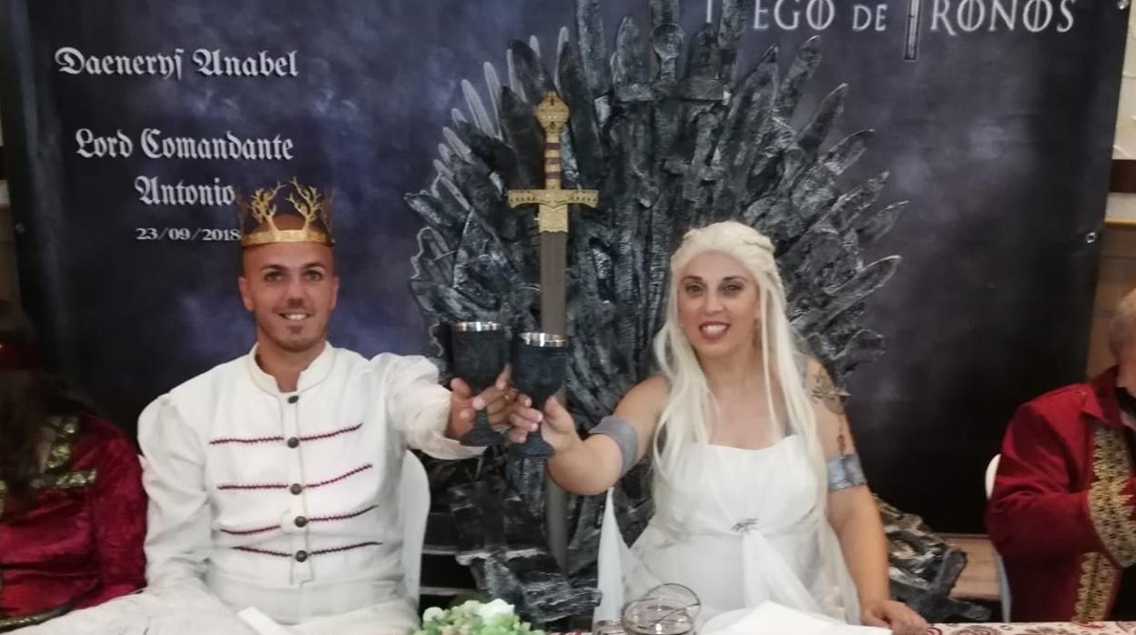 Anabel y Antonio, el día de su boda