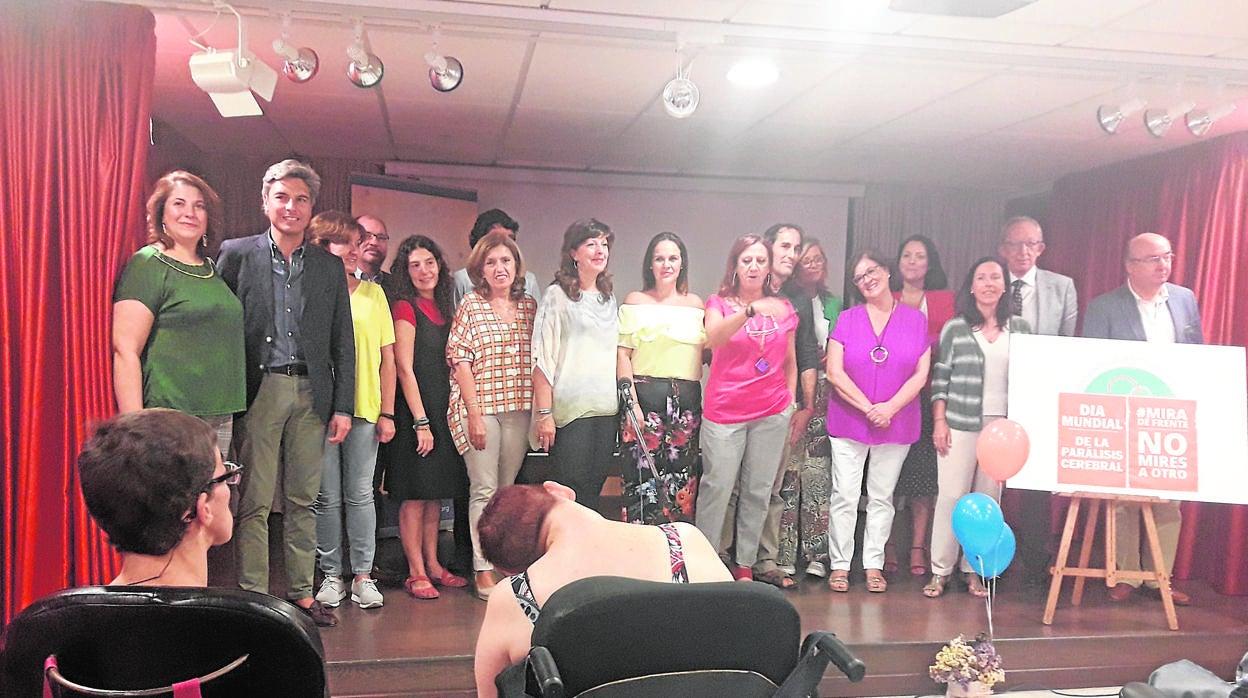 Un momento del acto celebrado ayer en Acpacys con motivo del Día Mundial de la Salud Mental