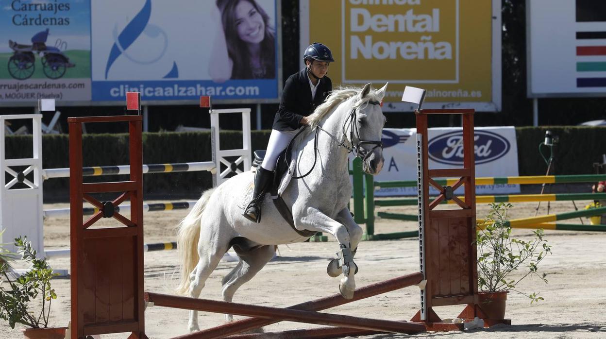 Uno de los participantes en el Nacional de Saltos celebrado en Córdoba