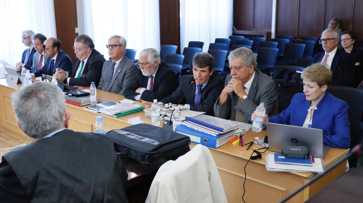 Un momento del juicio de los ERE este martes en Sevilla