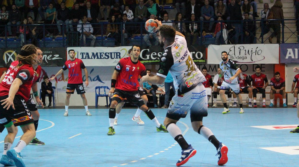 Acción ofensiva del Ángel Ximénez frente al Granollers