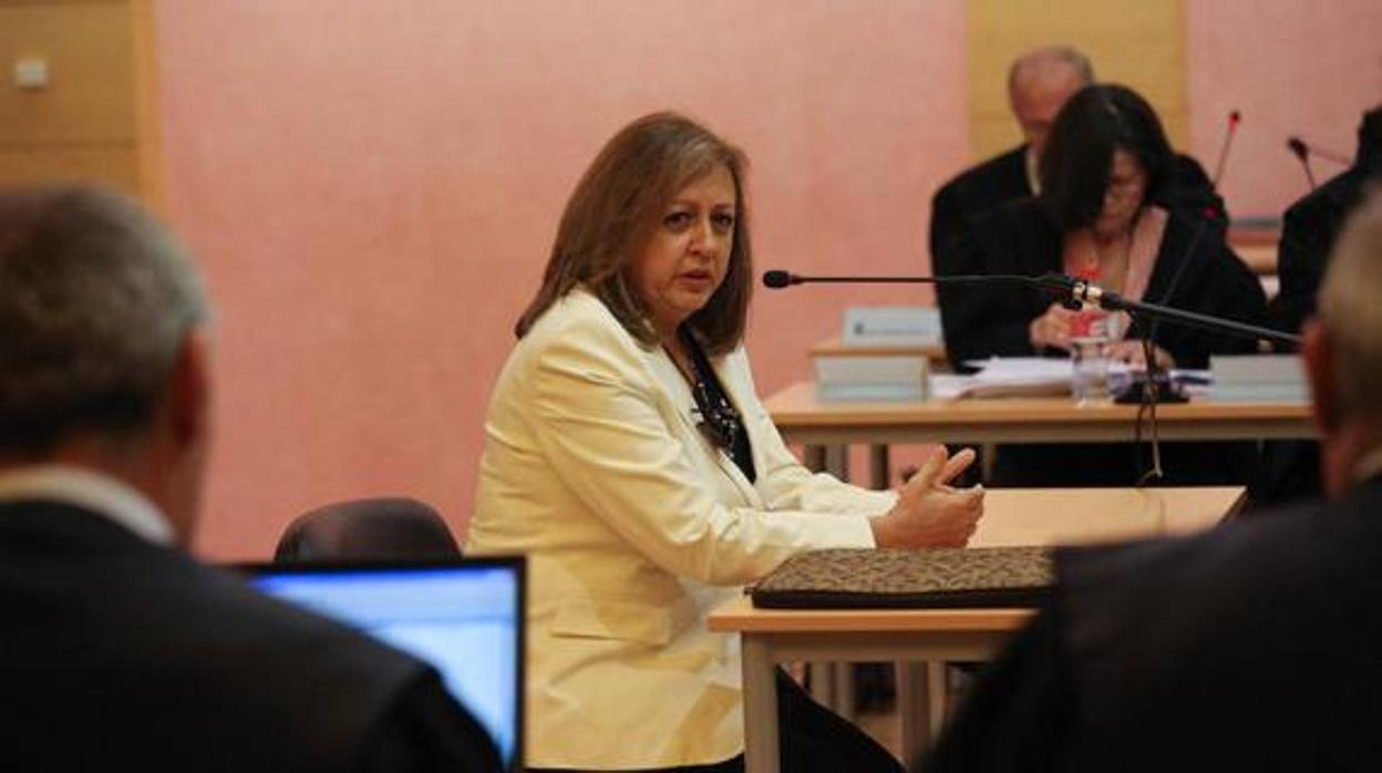 Mar Villafranca, en el juicio del caso Alhambra, al que la Junta presentó documentación falsa