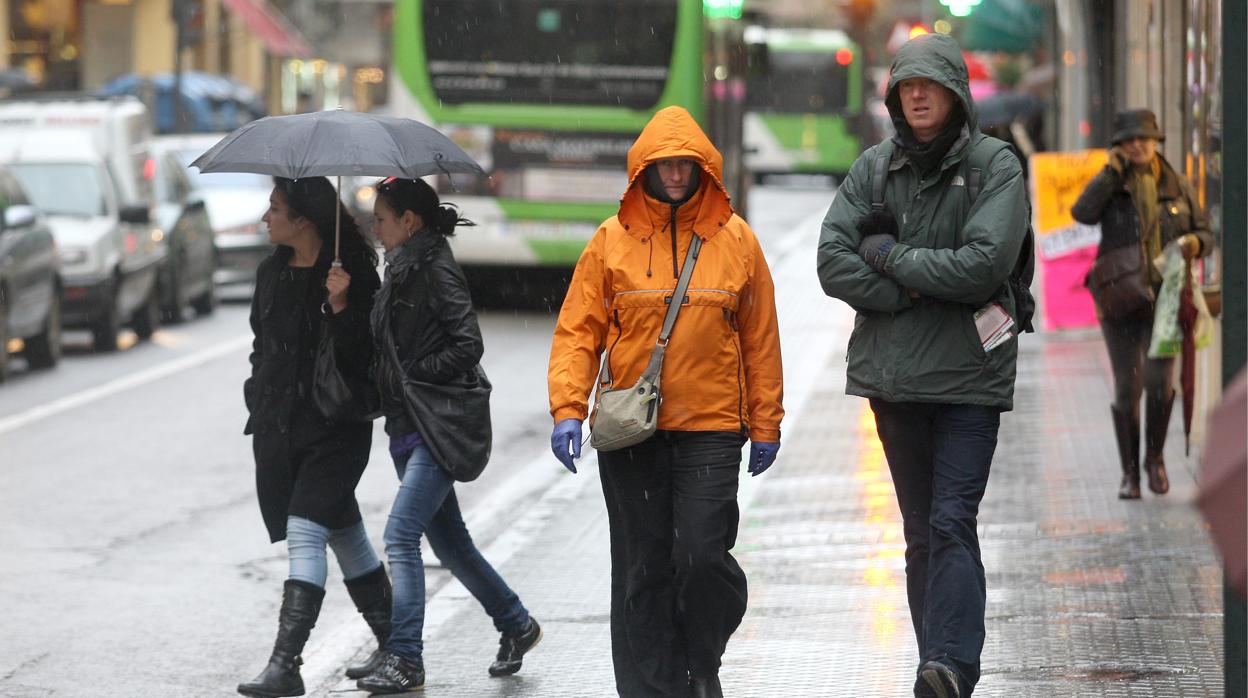 El tiempo en Córdoba: Lluvia y frío para arrancar la semana