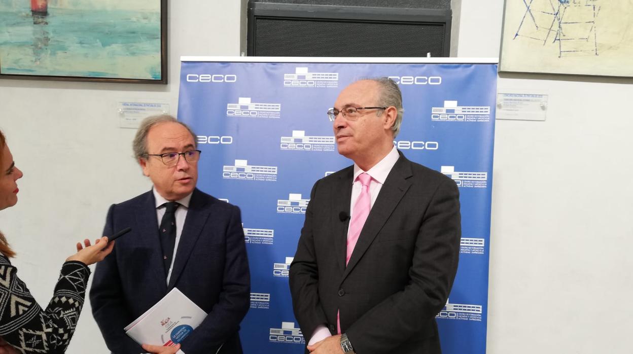 Juan Pablo Durán junto a Antonio Díaz