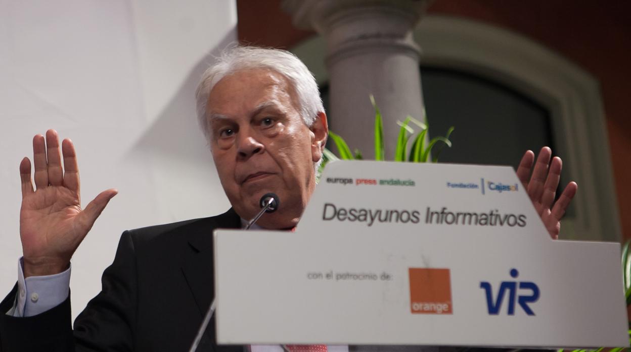 El expresidente del Gobierno Felipe González