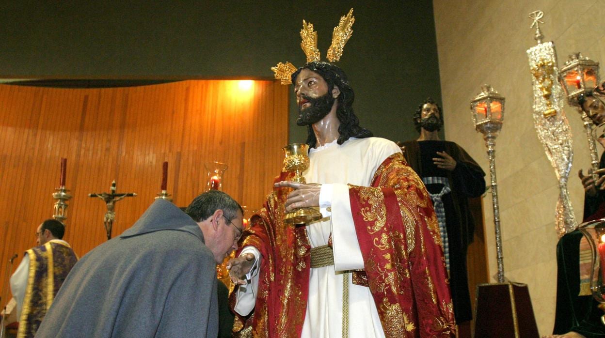 Besamanos de Nuestro Padre Jesús de la Fe de la hermandad de la Sagrada Cena de Córdoba