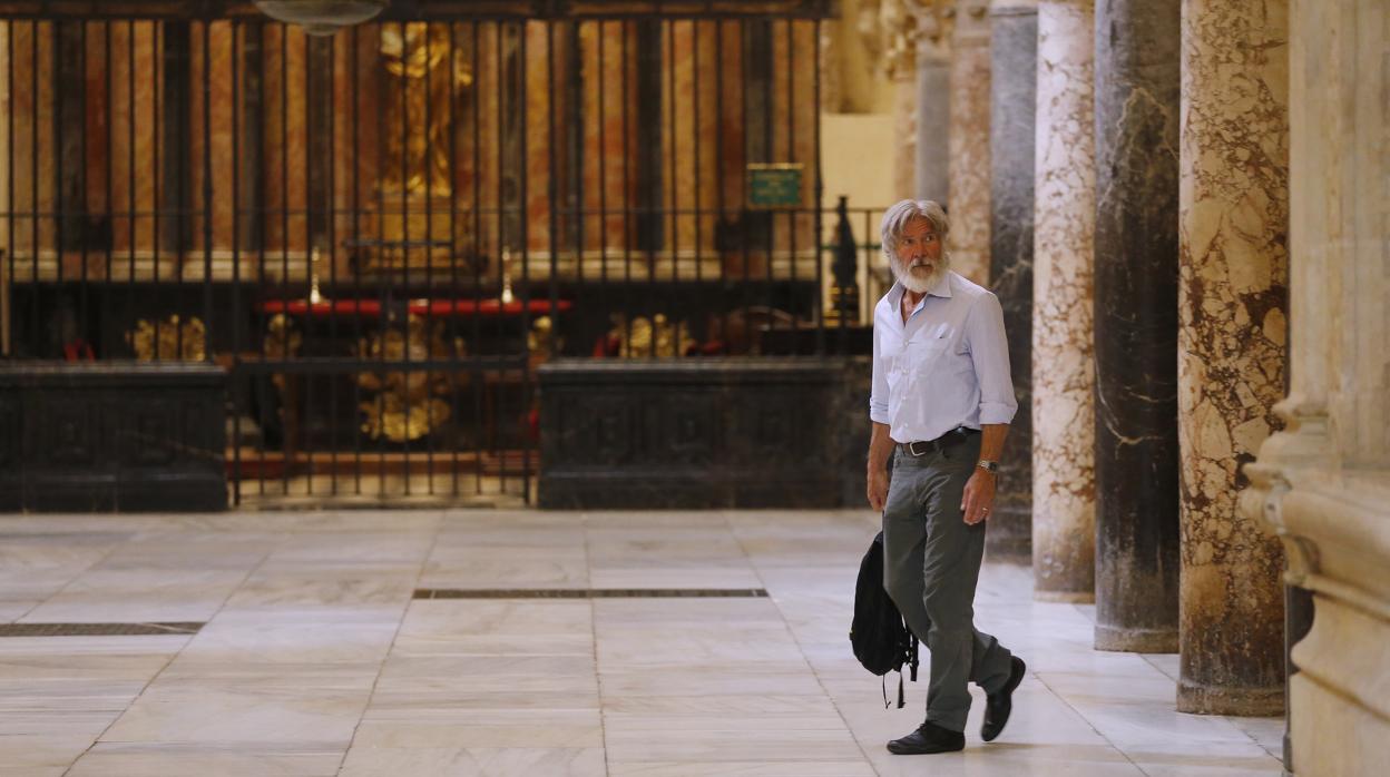 El actor Harrison Ford visitó en 2016 la Mezquita-Catedral con su esposa, Calista Flockhart