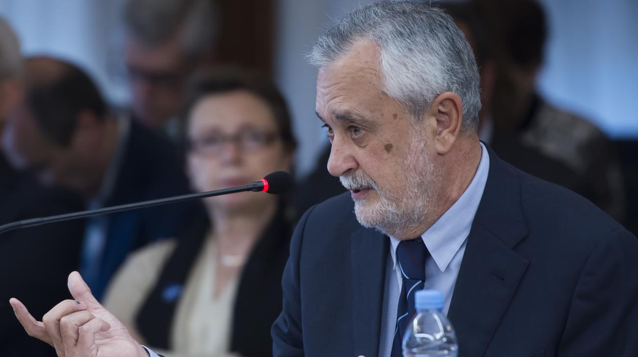 José Antonio Griñán, durante el juicio por el caso ERE