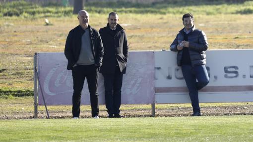 El director deportivo, Rafael Berges, en un entrenamiento
