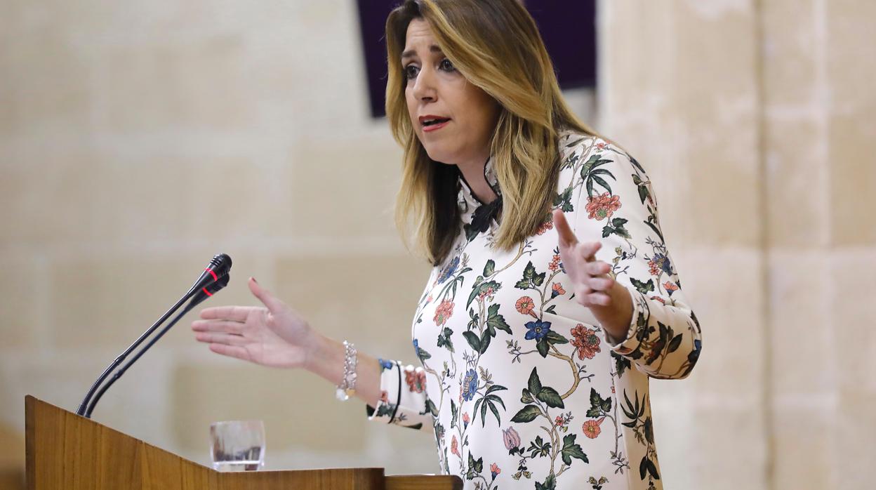 La ya expresidenta de la Junta de Andalucía, Susana Díaz