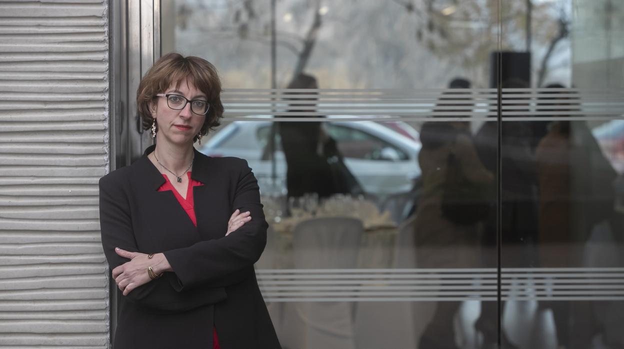 Nuria Arribas en el parque tecnológico Rabanales 21