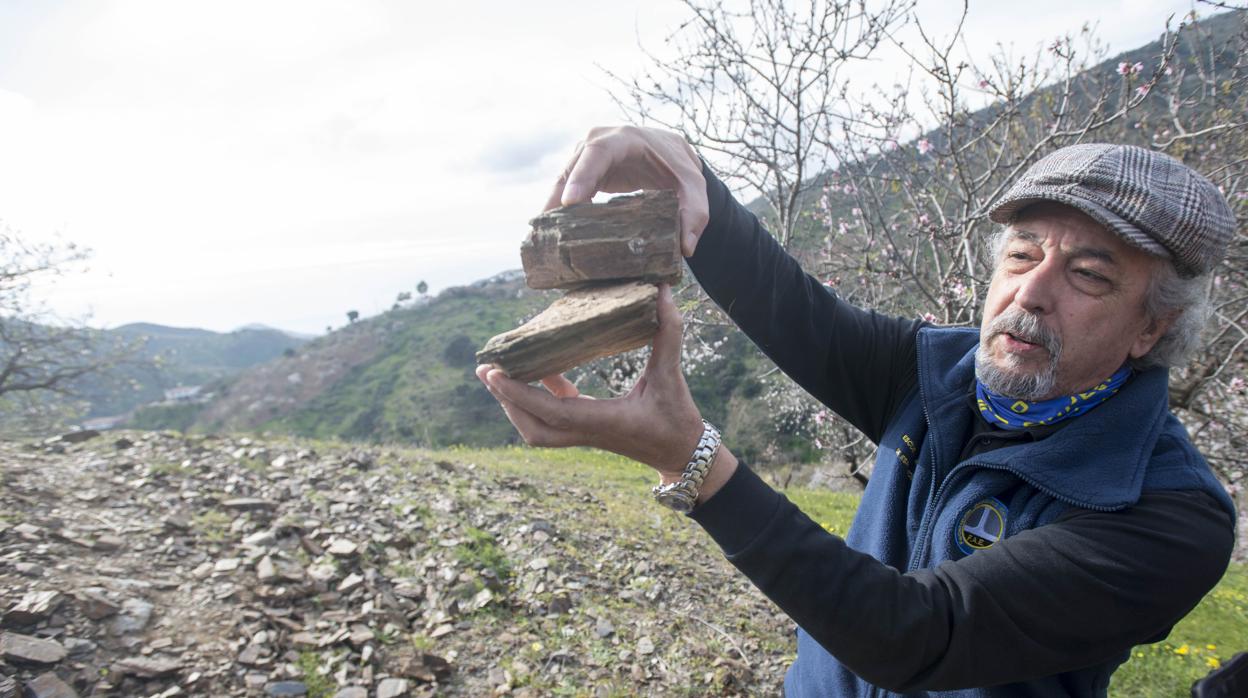 Berrocal durante la explicación