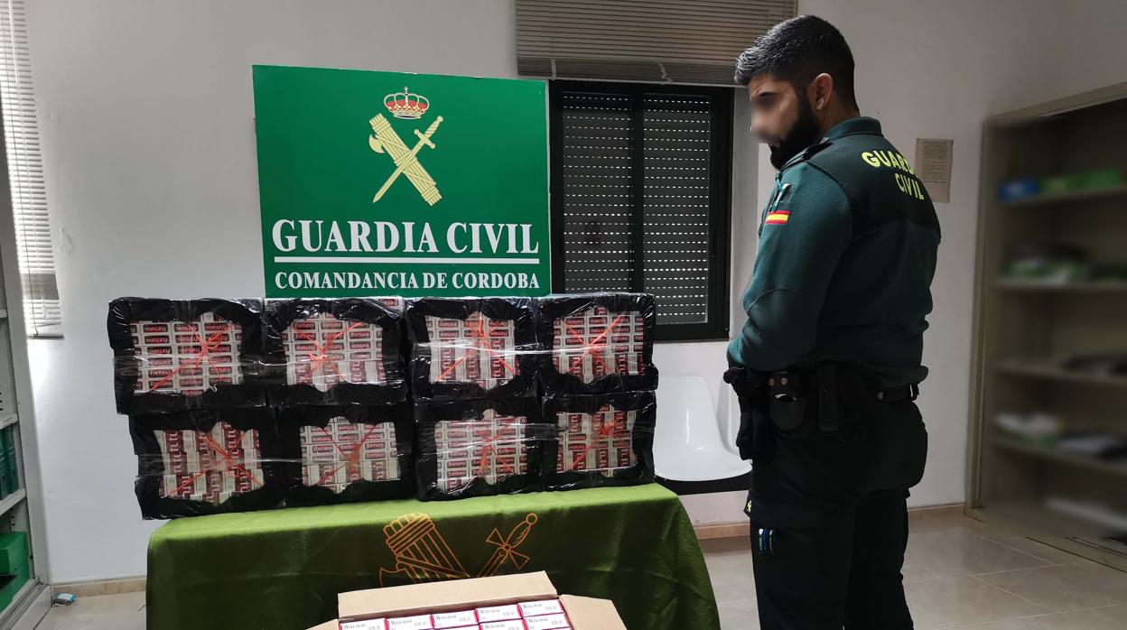 Cajetillas intervenidas por la Guardia Civil