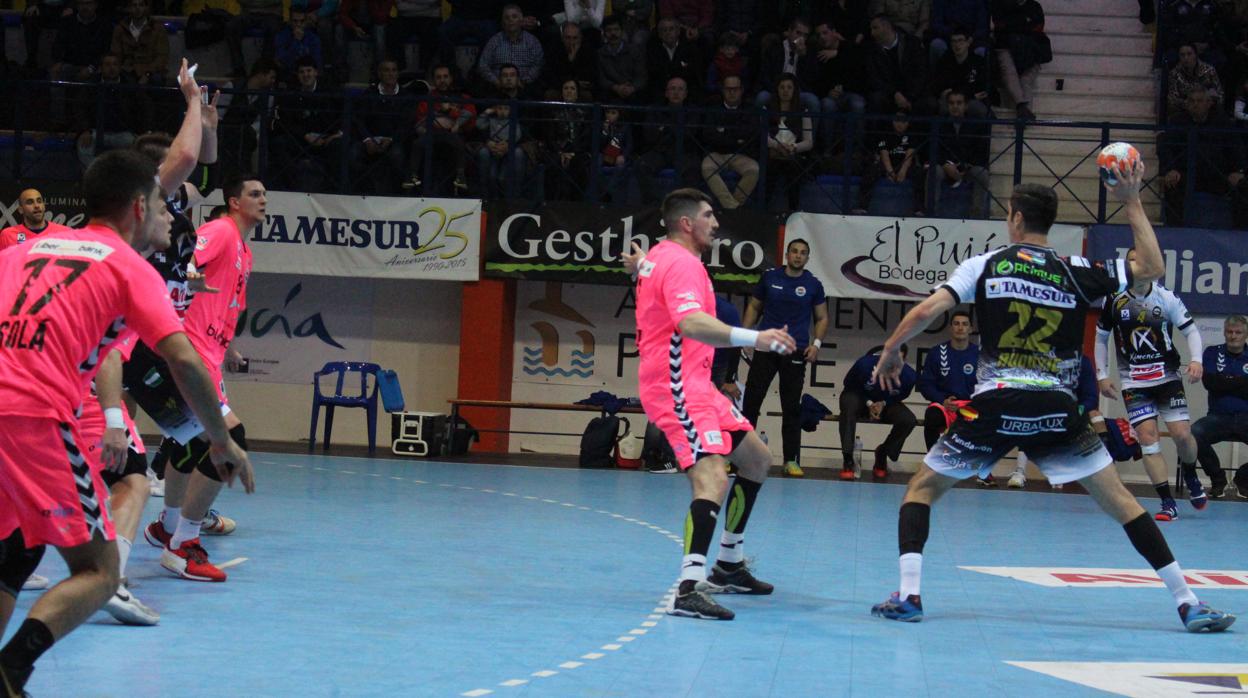 Rudovic, en el último encuentro ante el Sinfin