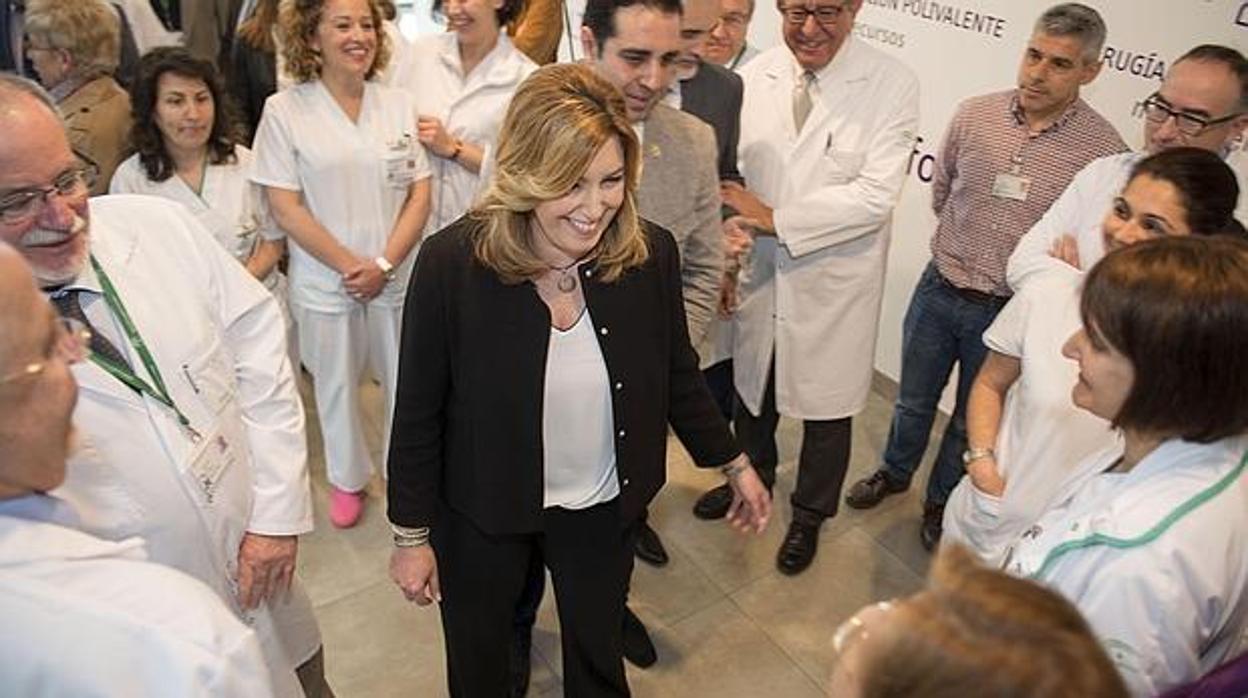 La expresidenta de la Junta de Andalucía, Susana Díaz.
